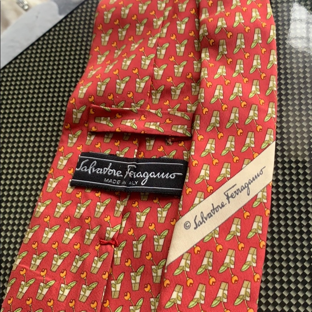 Salvatore Ferragamo Vintage Pure Silk Tie
